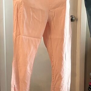 J. Jill Pink Linen Capri Pants